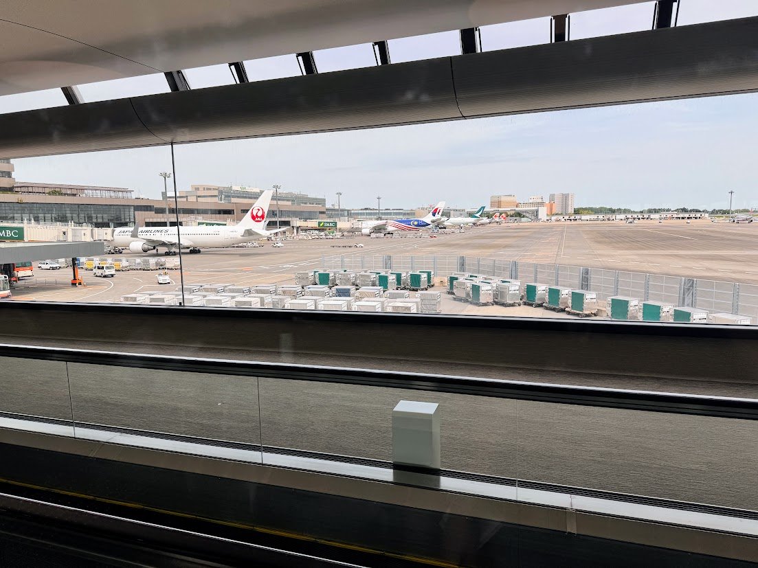 Airport area before check-in and boarding