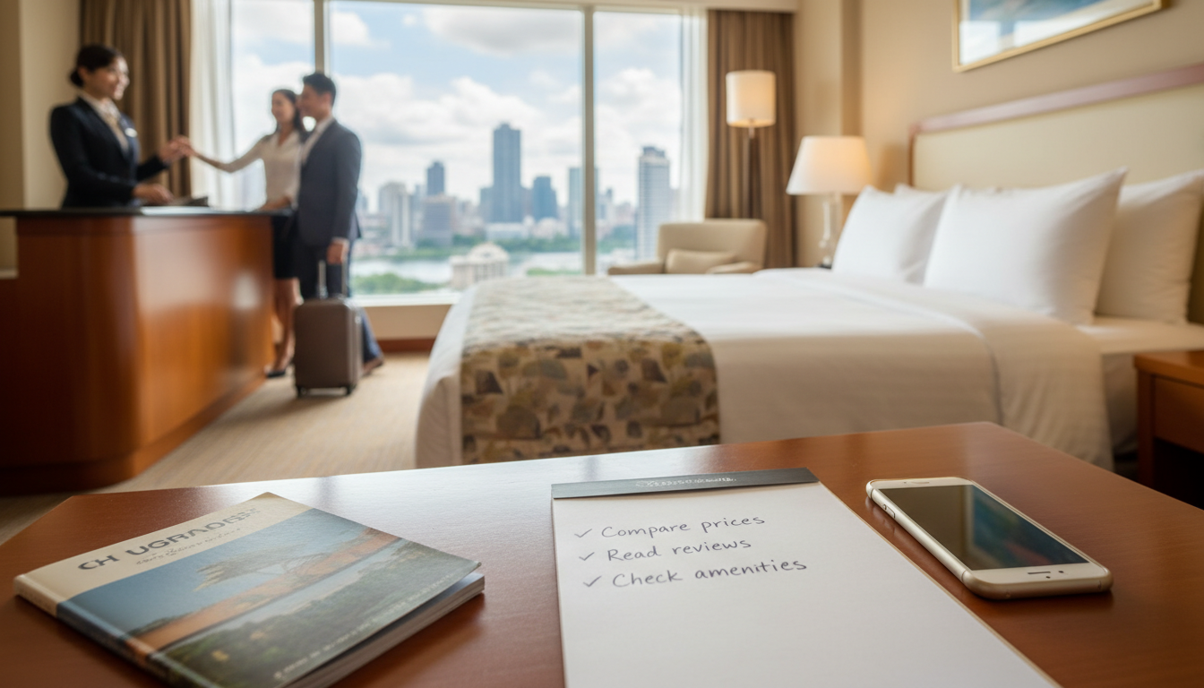 Hotel booking checklist for travelers