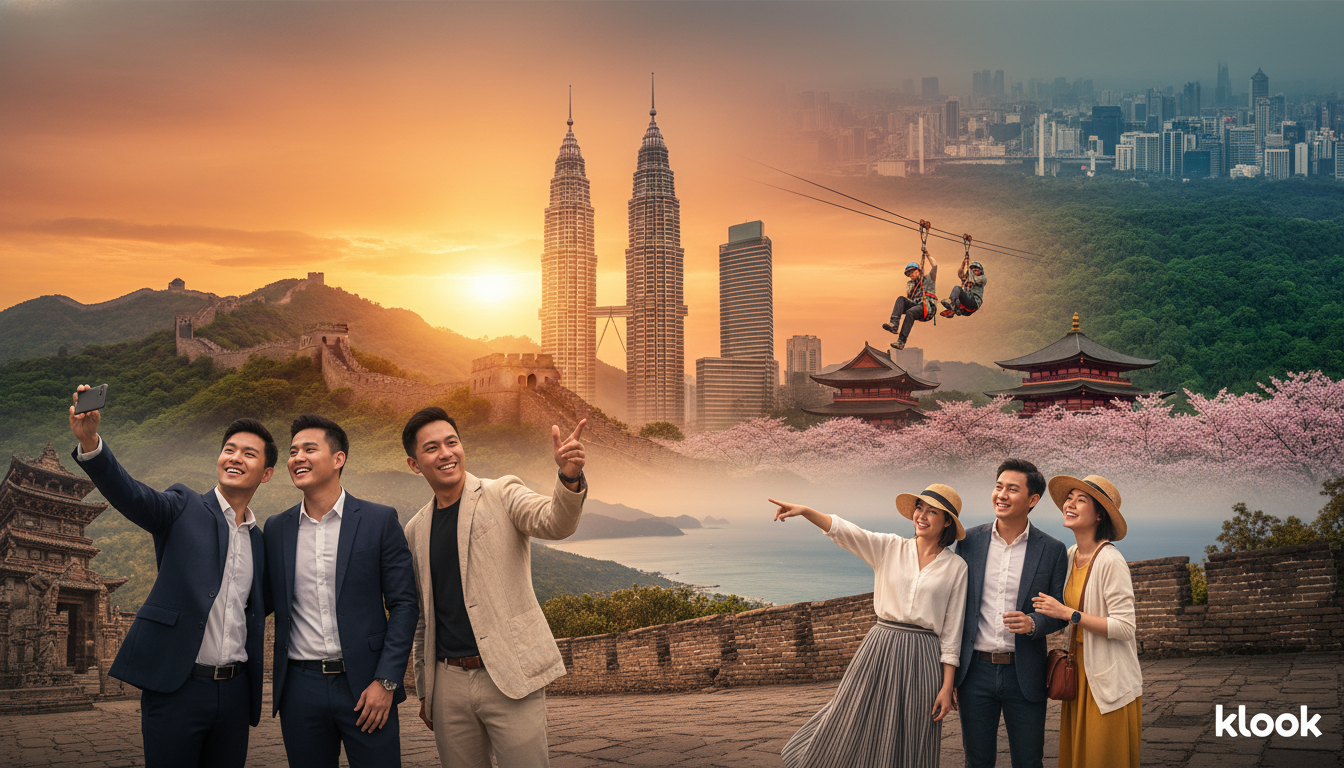 Klook tours and travel experiences